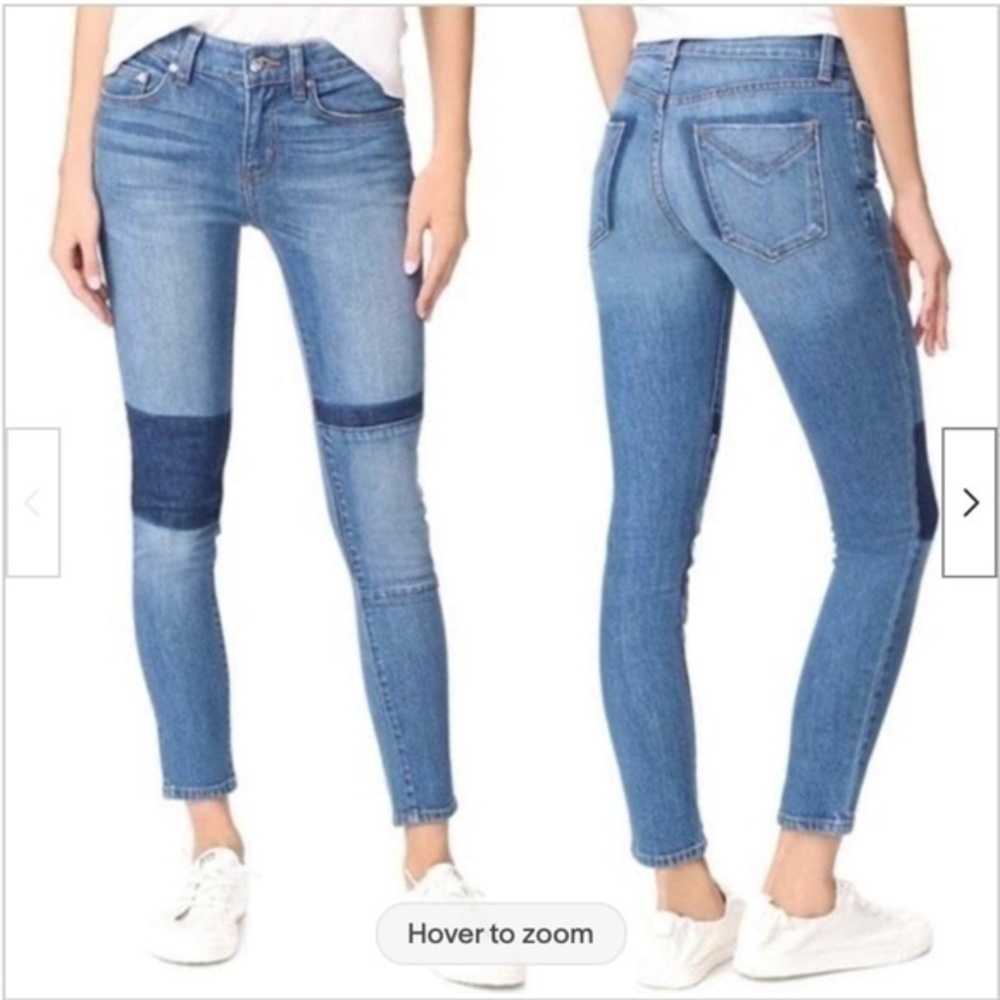 🍕🪻Derek Lam 10 Crosby denim Devi mid rise authentic skinny 30 patch CLOSEOUT